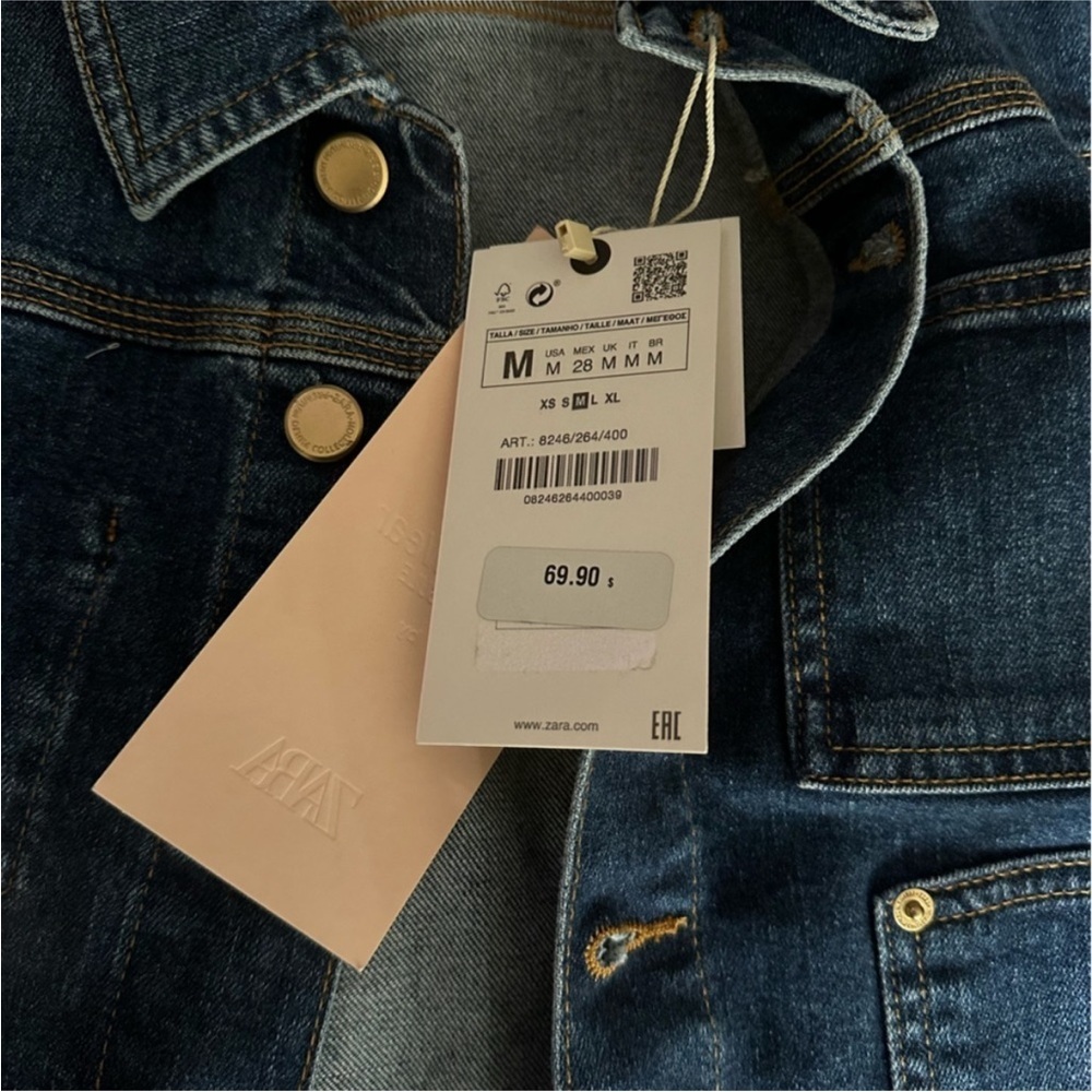 NWT Zara Women's 70s Capsule Workwear Jacket - Picture 5 of 8